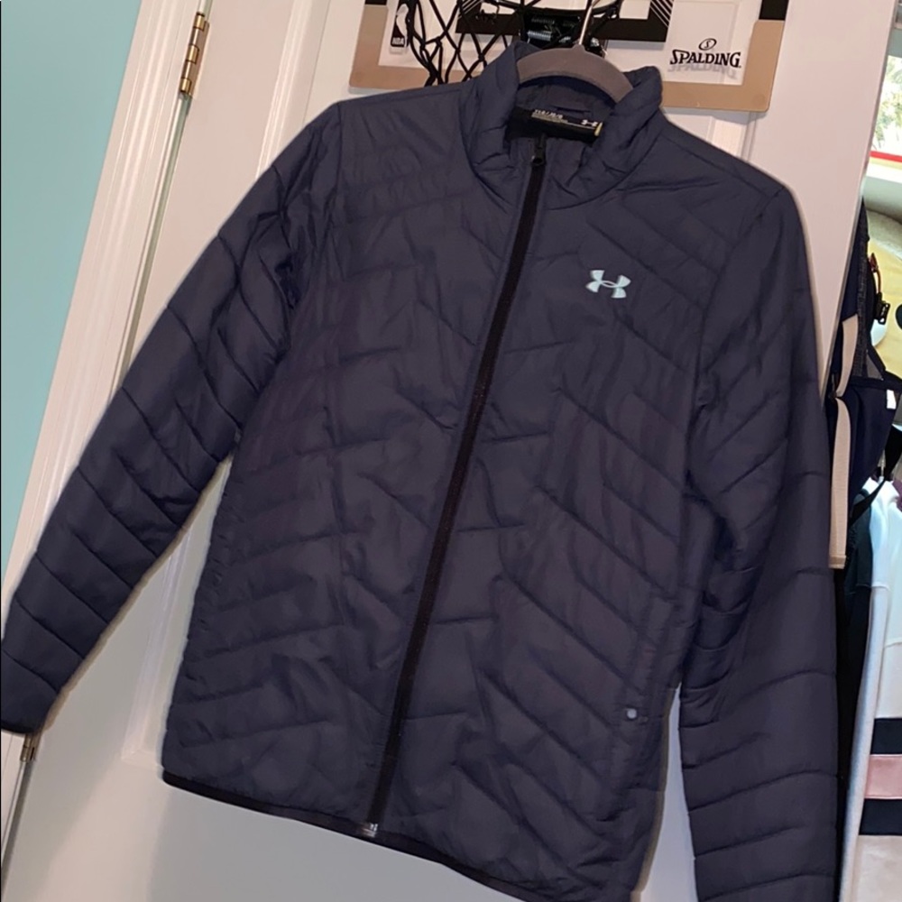 under armour jacket girls large